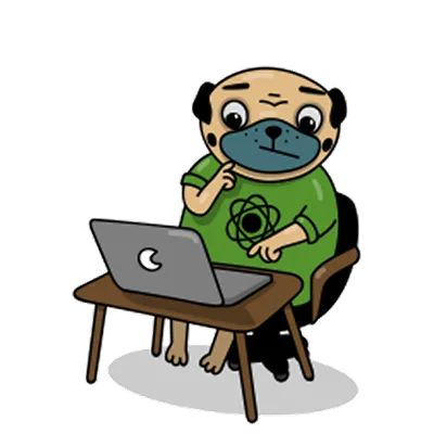 Pug sticker 7
