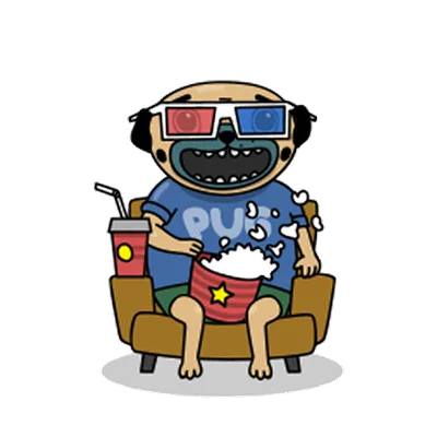 Pug sticker 8