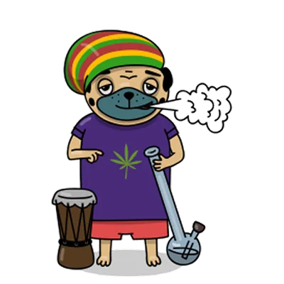 Pug sticker 16