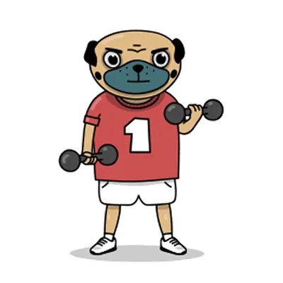 Pug sticker 32