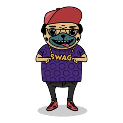 Pug sticker 33