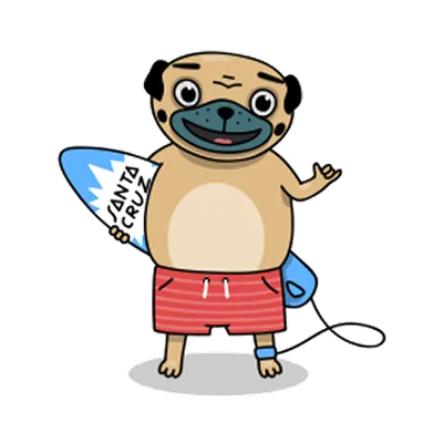 Pug sticker 35