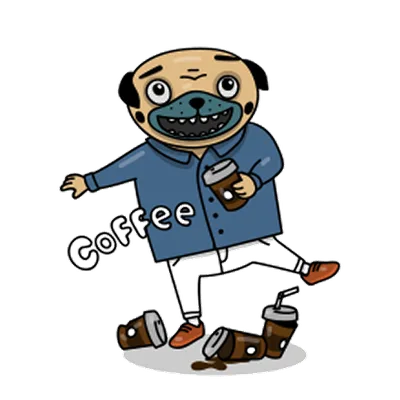 Pug sticker 38