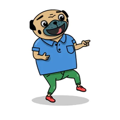 Pug sticker 40